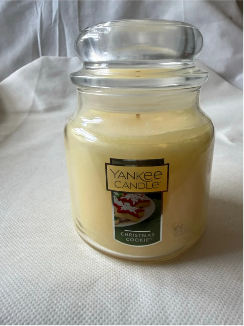NEW Yankee Candle Christmas Cookie Jar Candle, 14.5 oz Medium Holiday